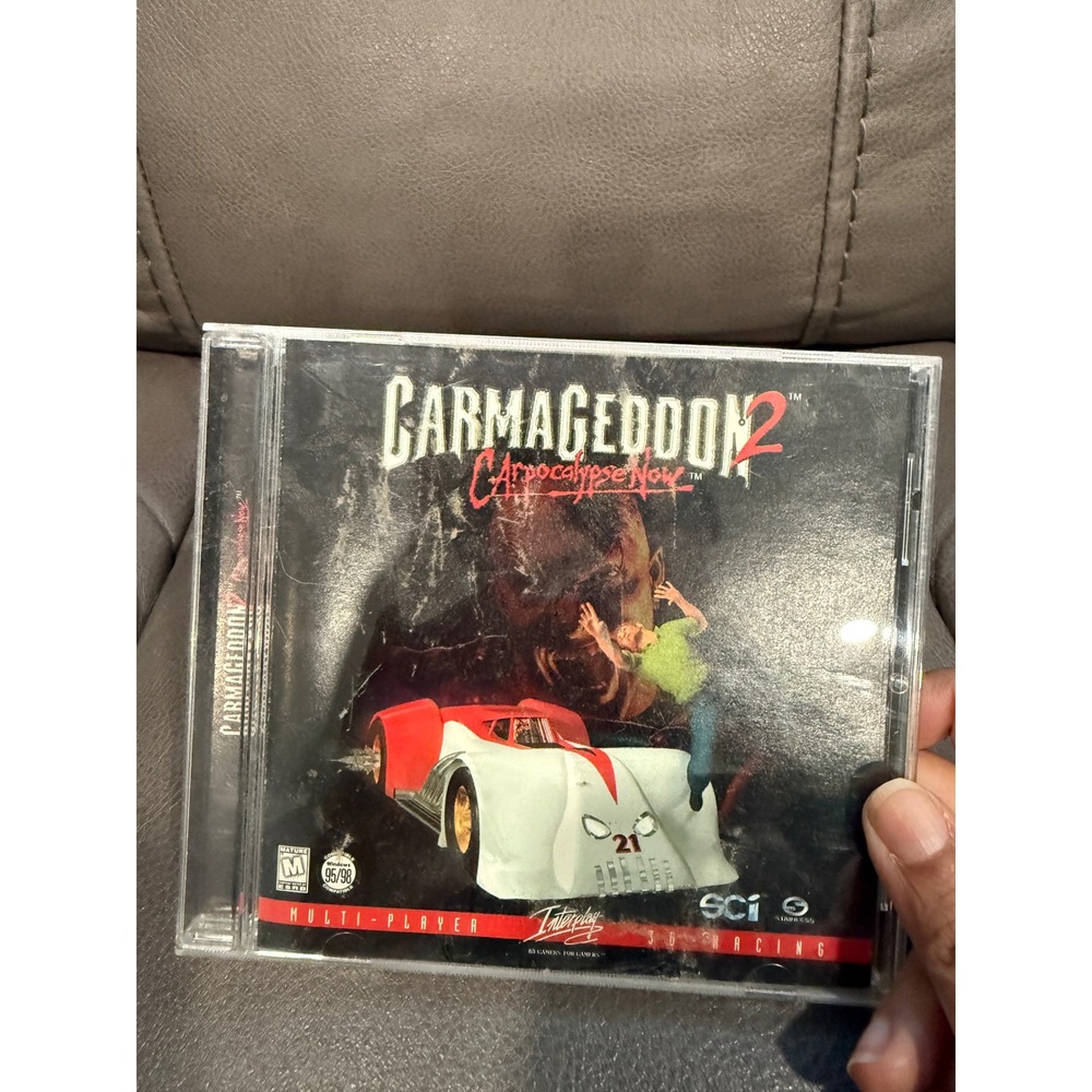Carmageddon 2 Carpocalypse Now PC Game Windows 95 98 Interplay Iron Maiden 1998